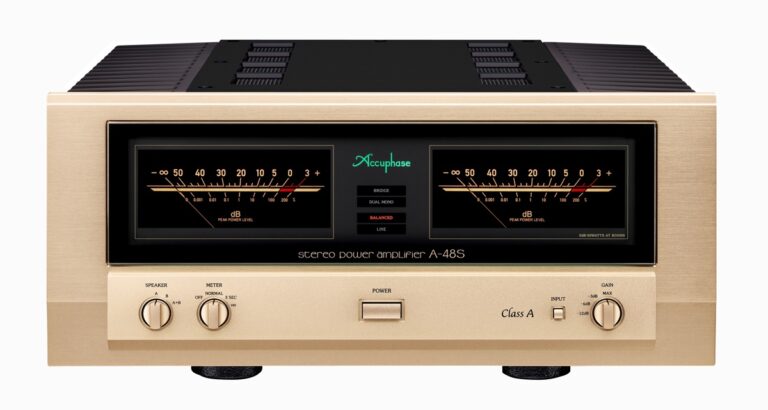 Accuphase A-48S Stereo Power Amplifier versterker eindversterker MOSFET Class A Klasse A voorkant front