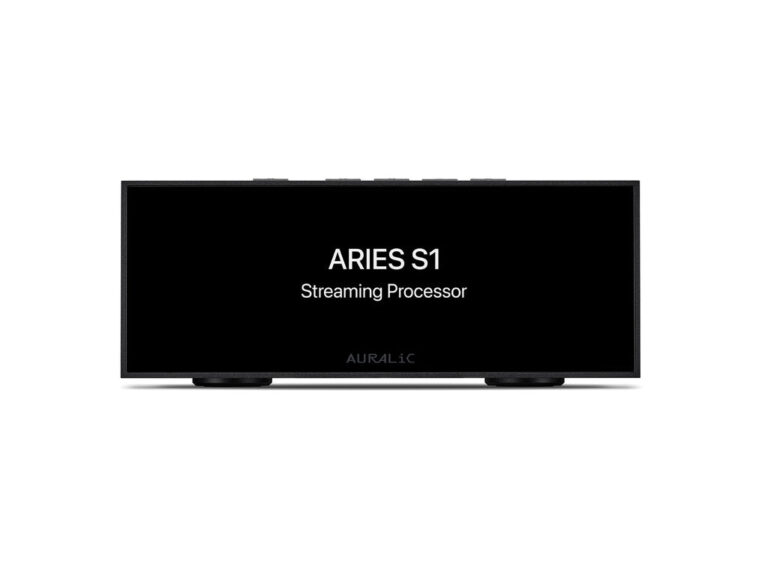 Auralic ARIES S1 Streamer Front Display voorkant