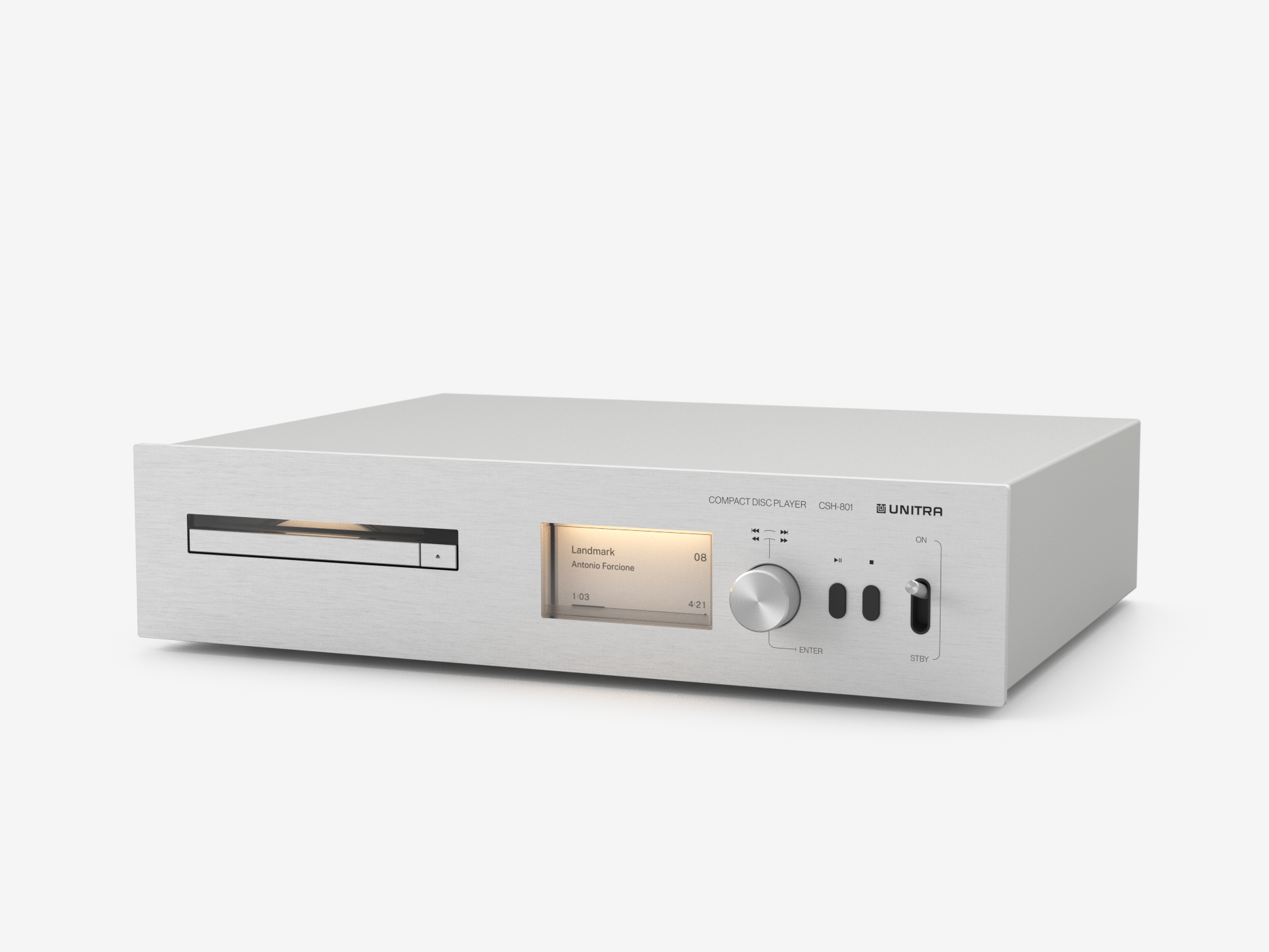 Unitra CSH-801 voorkant zilver